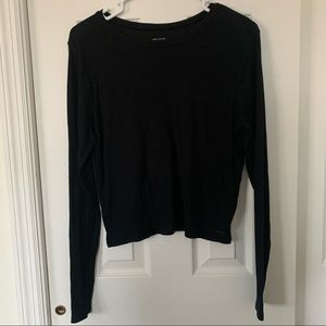 Black Long Sleeve Hollister Top